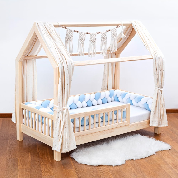 3strips housebed protector senlove white blue.jpg
