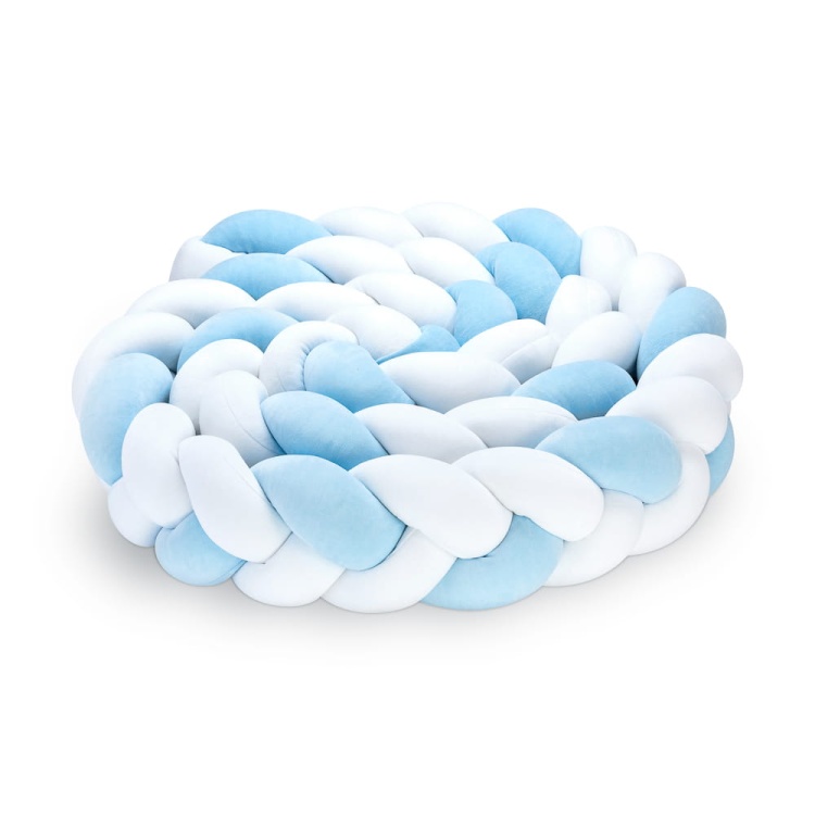 braided bed bumper senlove white blue.jpg