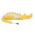 cotton yellow dragonsaur, long cuddly toy, wall protector for junior's bed, cuddlerest.jpg