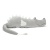 plush gray dragonsaur, long cuddly toy, wall protector for junior's bed, cuddlerest.jpg