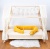 yellow dog- shaped bed bumper, cuddlerest, long pillow for kids, perfect gift for toddlers.jpg