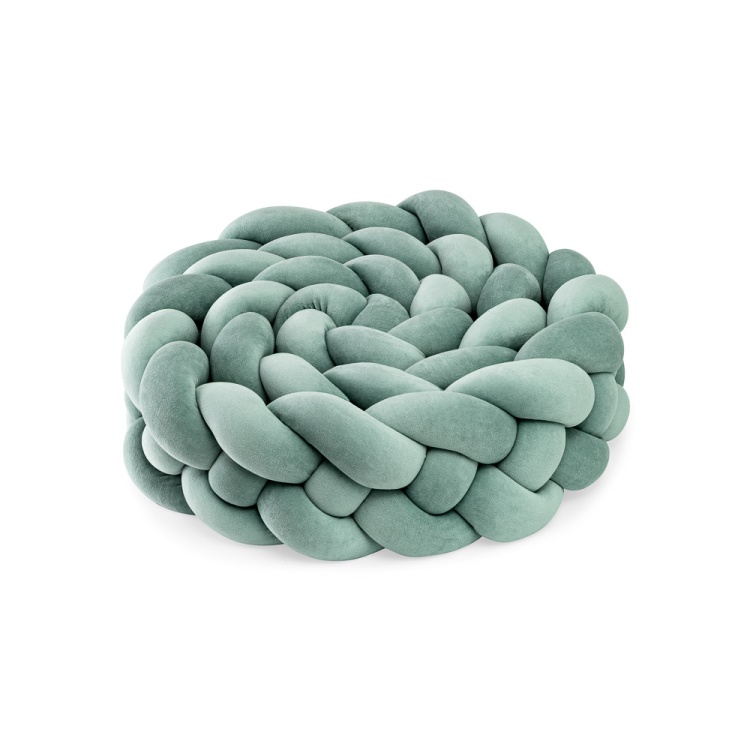 senlove &amp; cuddlerest braided bed bumper 4 strands sage green.jpg