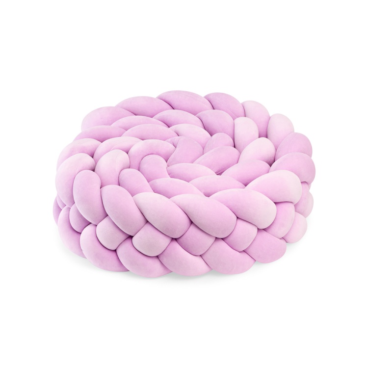 senlove &amp; cuddlerest braided bed bumper 4 strands pink.jpg