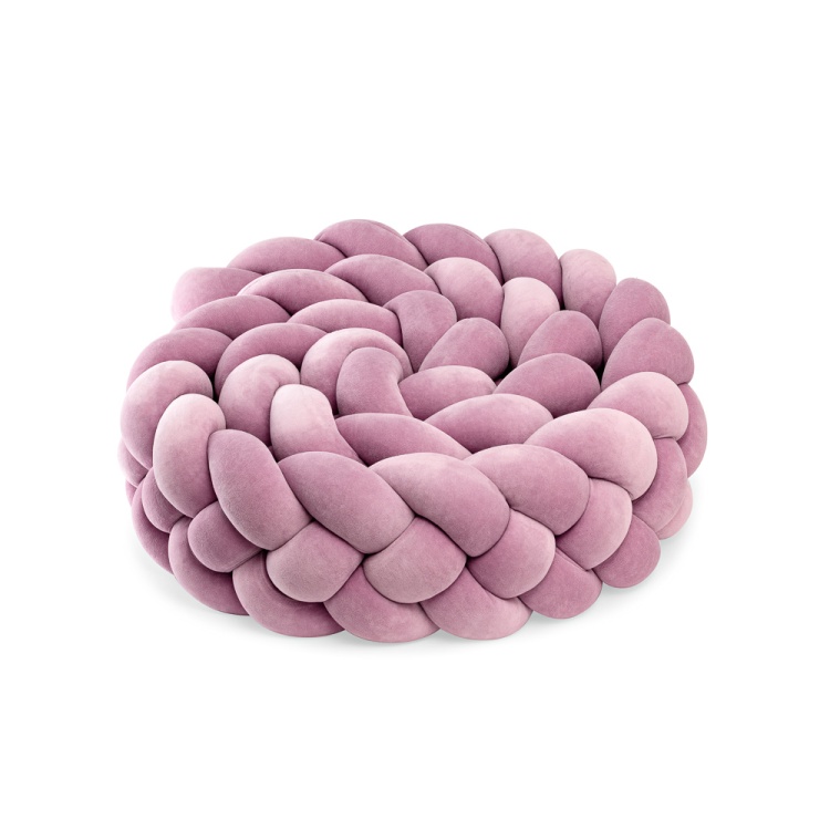 senlove &amp; cuddlerest braided bed bumper 4 strands dusty pink.jpg