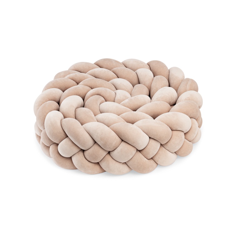 senlove &amp; cuddlerest braided bed bumper 4 strands beige.jpg