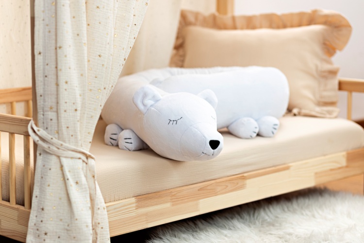 senlove &amp; cuddlerest bed bumper polar bear.jpg