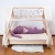cotton bed bumper from cuddlerest, heather-pink dragonsaur.jpg